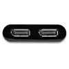 Adaptador StarTech.com USB 3.0 para DisplayPort duplo – 4K 60 Hz, 3.2 Gen 1 (3.1 Gen 1), USB Type-A, saída DisplayPort, 4096 x 2160 píxeis