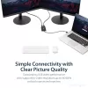 Adaptador StarTech.com USB 3.0 para DisplayPort duplo – 4K 60 Hz, 3.2 Gen 1 (3.1 Gen 1), USB Type-A, saída DisplayPort, 4096 x 2160 píxeis