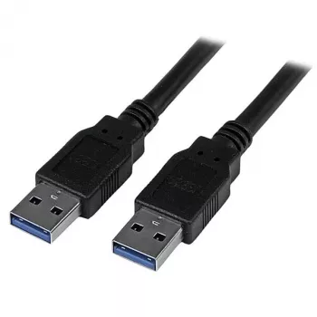 Cabo USB 3.0 StarTech.com - A para A - M/M - 3 m (10 pés), 3 m, USB A, USB A, USB 3.2 Gen 1 (3.1 Gen 1), macho/macho, preto