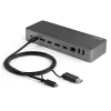 StarTech.com Cabo USB-C de 3ft (1m) com adaptador dongle USB-A – Cabo USB-C híbrido 2 em 1 com USB-A – USB-C para USB-C (10 Gbit/s/100W PD), USB-A para USB-C (5 Gbit/s) – Ideal para estações de ancoragem híbridas