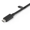 StarTech.com Cabo USB-C de 3ft (1m) com adaptador dongle USB-A – Cabo USB-C híbrido 2 em 1 com USB-A – USB-C para USB-C (10 Gbit/s/100W PD), USB-A para USB-C (5 Gbit/s) – Ideal para estações de ancoragem híbridas