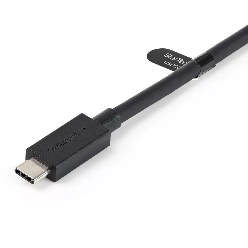 StarTech.com Cabo USB-C de 3ft (1m) com adaptador dongle USB-A – Cabo USB-C híbrido 2 em 1 com USB-A – USB-C para USB-C (10 Gbit/s/100W PD), USB-A para USB-C (5 Gbit/s) – Ideal para estações de ancoragem híbridas