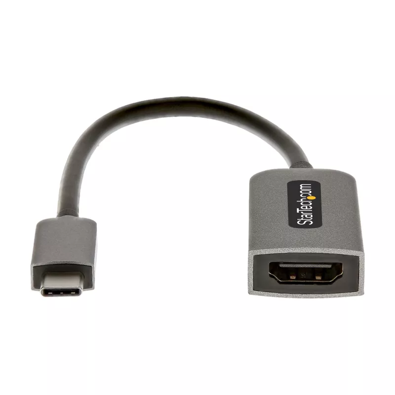 Adaptador USB-C para HDMI StarTech.com, vídeo 4K 60 Hz, HDR10, dongle USB-C para monitor HDMI, compatível com USB4 / Thunderbolt