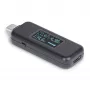 StarTech.com testador de potência USB-C, multímetro digital, medidor bidirecional de tensão e corrente, até 240W PD EPR, testador portátil de potência de cabos e portas USB-C