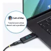 StarTech.com testador de potência USB-C, multímetro digital, medidor bidirecional de tensão e corrente, até 240W PD EPR, testador portátil de potência de cabos e portas USB-C