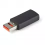 Adaptador bloqueador de dados USB de carregamento seguro StarTech.com – adaptador USB-A macho para fêmea apenas de carregamento – adaptador de carregamento/alimentação sem dados para telefone/tablet – adaptador de proteção USB bloqueador de dados