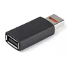 Adaptador bloqueador de dados USB de carregamento seguro StarTech.com – adaptador USB-A macho para fêmea apenas de carregamento – adaptador de carregamento/alimentação sem dados para telefone/tablet – adaptador de proteção USB bloqueador de dados