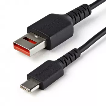 Cabo de carregamento seguro StarTech.com 3 pés (1 m) – cabo USB-A para USB-C bloqueador de dados apenas de carregamento – cabo de carregamento sem dados apenas de alimentação para telefone/tablet – cabo adaptador de proteção USB bloqueador de dados