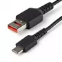 Cabo de carregamento seguro StarTech.com 3 pés (1 m) – cabo USB-A para USB-C bloqueador de dados apenas de carregamento – cabo de carregamento sem dados apenas de alimentação para telefone/tablet – cabo adaptador de proteção USB bloqueador de dados