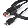 Cabo de carregamento seguro StarTech.com 3 pés (1 m) – cabo USB-A para USB-C bloqueador de dados apenas de carregamento – cabo de carregamento sem dados apenas de alimentação para telefone/tablet – cabo adaptador de proteção USB bloqueador de dados