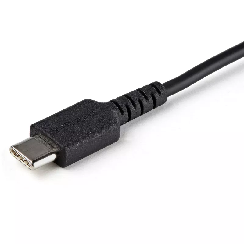 Cabo de carregamento seguro StarTech.com 3 pés (1 m) – cabo USB-A para USB-C bloqueador de dados apenas de carregamento – cabo de carregamento sem dados apenas de alimentação para telefone/tablet – cabo adaptador de proteção USB bloqueador de dados