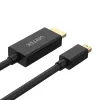 Unitek V1152A cabo adaptador de Mini DisplayPort para HDMI, 4K 30 Hz, 2 m, preto