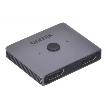 Comutador HDMI Unitek V1163A 2x1 8K 60 Hz — 2 entradas para 1 saída