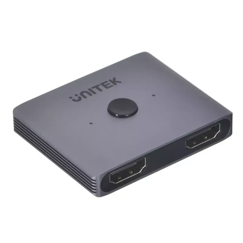 Comutador HDMI Unitek V1163A 2x1 8K 60 Hz — 2 entradas para 1 saída