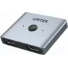Comutador HDMI Unitek V1163A 2x1 8K 60 Hz — 2 entradas para 1 saída
