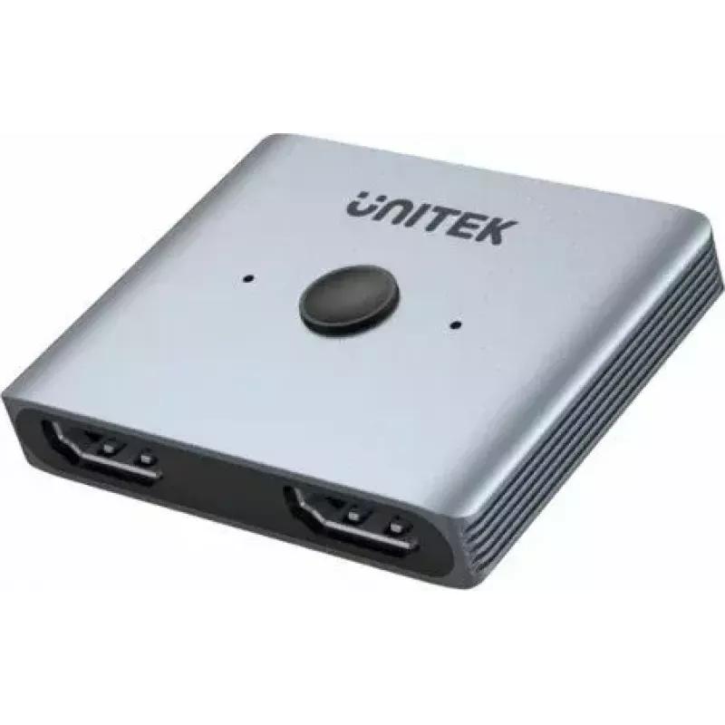 Comutador HDMI Unitek V1163A 2x1 8K 60 Hz — 2 entradas para 1 saída