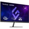 ViewSonic VX2758A-2K-PRO-3 monitor gaming de 27 polegadas (68,6 cm), IPS, 2560 x 1440 QHD, 240 Hz, 1 ms, FreeSync Premium, HDR400, 2x HDMI 2.1, DisplayPort, preto