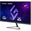 ViewSonic VX2758A-2K-PRO-3 monitor gaming de 27 polegadas (68,6 cm), IPS, 2560 x 1440 QHD, 240 Hz, 1 ms, FreeSync Premium, HDR400, 2x HDMI 2.1, DisplayPort, preto