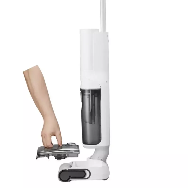 Roborock F25 RT aspirador e esfregona sem fios para sólidos e líquidos, depósito de 0,87 l de água limpa / 0,72 l de água suja, até 40 min, branco