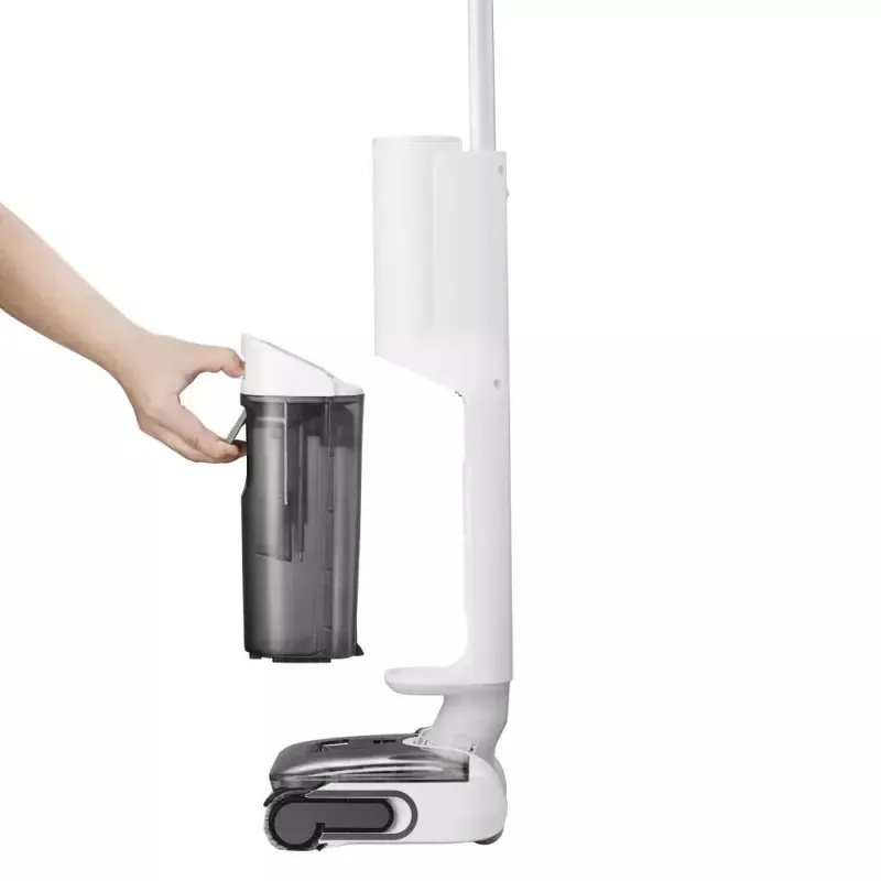 Roborock F25 RT aspirador e esfregona sem fios para sólidos e líquidos, depósito de 0,87 l de água limpa / 0,72 l de água suja, até 40 min, branco