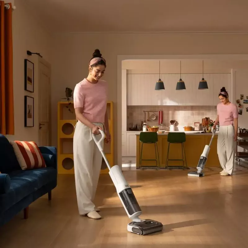 Roborock F25 RT aspirador e esfregona sem fios para sólidos e líquidos, depósito de 0,87 l de água limpa / 0,72 l de água suja, até 40 min, branco