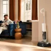 Roborock F25 RT aspirador e esfregona sem fios para sólidos e líquidos, depósito de 0,87 l de água limpa / 0,72 l de água suja, até 40 min, branco