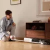 Roborock F25 RT aspirador e esfregona sem fios para sólidos e líquidos, depósito de 0,87 l de água limpa / 0,72 l de água suja, até 40 min, branco