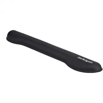Repousa-mãos de espuma StarTech.com para apoio ergonómico de digitação – almofada acolchoada antiderrapante para teclado – apoio de mão, pulso e braço para teclado de portátil ou computador de secretária – apoio suave em nylon preto