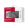 Axagon ACU-QC18 QC 3.0 1× saída carregador de parede 18W, interior, AC, preto