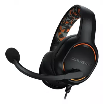 COUGAR Dive Headset com fios arco de cabeça gaming preto