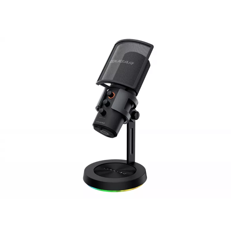 Microfone de estúdio COUGAR Screamer-X, microfone de estúdio, -45 dB, 20 - 20000 Hz, 16 Bit, 48 kHz, 120 dB