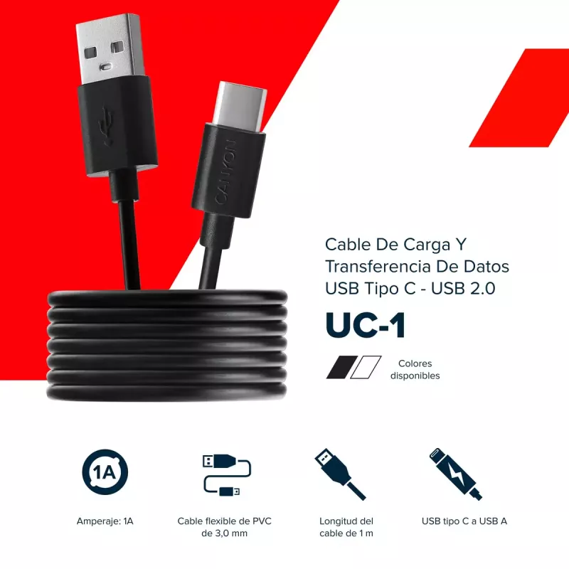 Cabo USB Canyon CNE-USBC1W