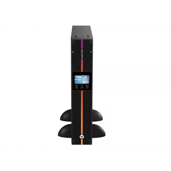 Fonte de alimentação ininterrupta (UPS) Vertiv Liebert GXE3-1000IRT2UXL de dupla conversão (Online) 1 kVA 900 W 8 saídas AC