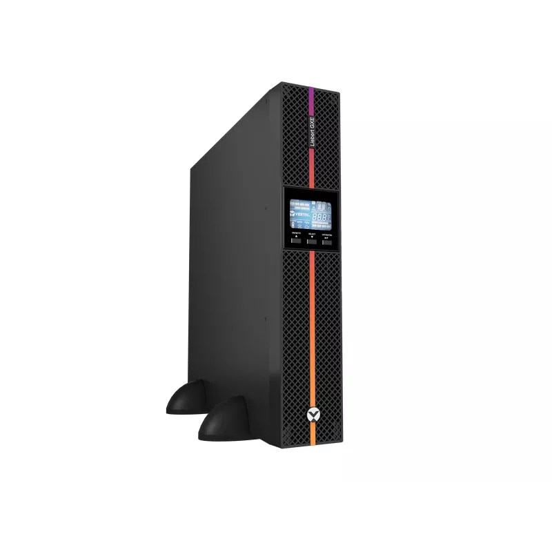 Fonte de alimentação ininterrupta (UPS) Vertiv Liebert GXE3-1000IRT2UXL de dupla conversão (Online) 1 kVA 900 W 8 saídas AC