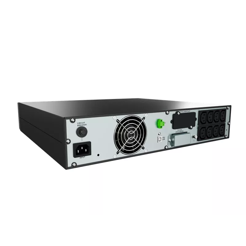 Fonte de alimentação ininterrupta (UPS) Vertiv Liebert GXE3-1000IRT2UXL de dupla conversão (Online) 1 kVA 900 W 8 saídas AC