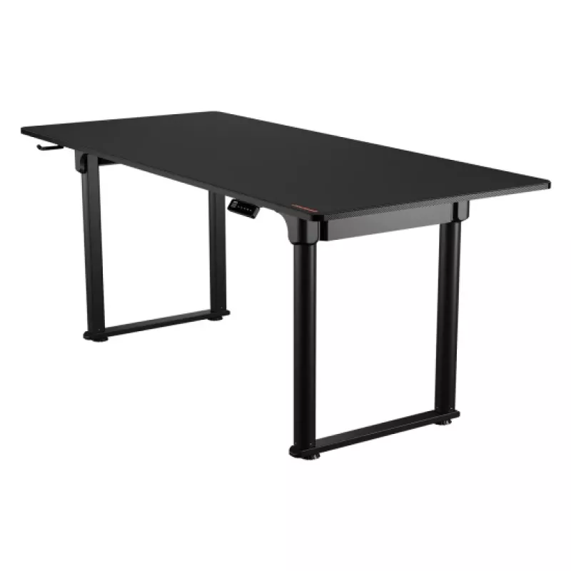 Secretária COUGAR Gaming E-GRAV 180 preta retangular fibra de carbono 180x80cm