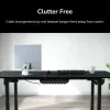 Secretária COUGAR Gaming E-GRAV 180 preta retangular fibra de carbono 180x80cm
