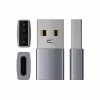 Adaptador de cabo Satechi ST-TAUCM USB-A para USB-C cinzento
