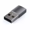 Adaptador de cabo Satechi ST-TAUCM USB-A para USB-C cinzento