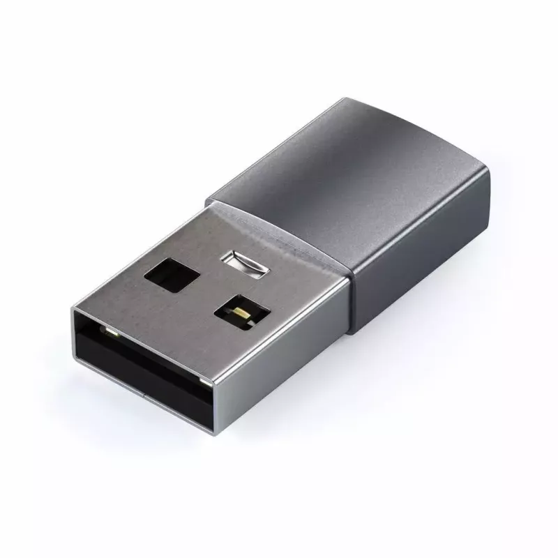 Adaptador de cabo Satechi ST-TAUCM USB-A para USB-C cinzento