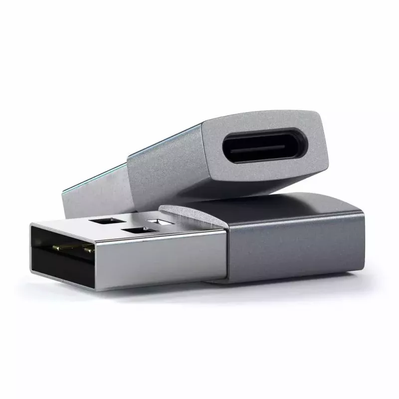 Adaptador de cabo Satechi ST-TAUCM USB-A para USB-C cinzento