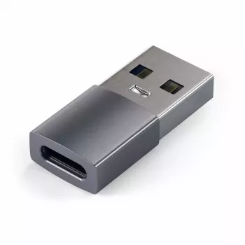 Adaptador de cabo Satechi ST-TAUCM USB-A para USB-C cinzento