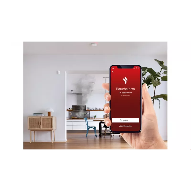 Bosch 8 750 002 142 detetor de fumo inteligente ligação sem fios