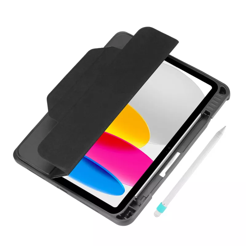 Capa DEQSTER Rugged MAX para iPad 10,9 polegadas (10.ª ger.), preto