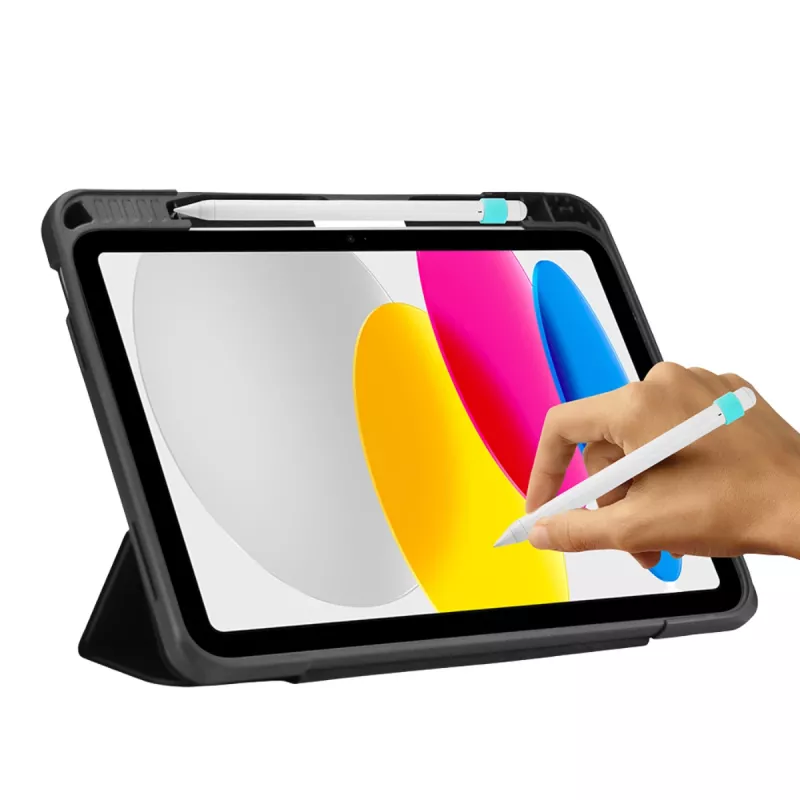Capa DEQSTER Rugged MAX para iPad 10,9 polegadas (10.ª ger.), preto