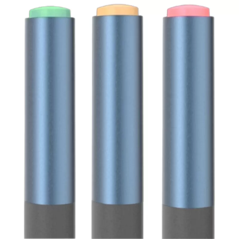 DEQSTER Pencil 2, tablet, Apple, azul, cinzento, Apple iPads desde 2018, cinzento, alumínio, policarbonato (PC), polioximetileno (POM)