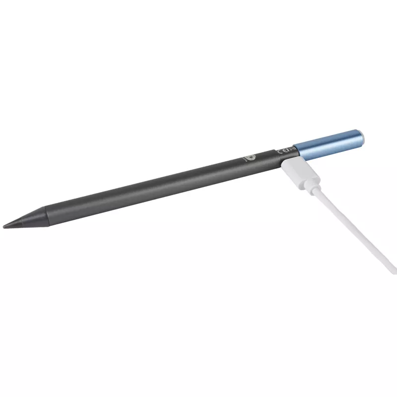 DEQSTER Pencil 2, tablet, Apple, azul, cinzento, Apple iPads desde 2018, cinzento, alumínio, policarbonato (PC), polioximetileno (POM)
