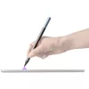 DEQSTER Pencil 2, tablet, Apple, azul, cinzento, Apple iPads desde 2018, cinzento, alumínio, policarbonato (PC), polioximetileno (POM)