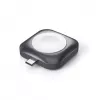 Estação de carregamento Satechi ST-TCMCAWM Smartwatch preto prateado branco alumínio