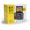 Easypix V64 Flip 20203 câmara digital compacta, 64 MP, vídeo 4K, ecrã rebatível de 3 polegadas, zoom digital 18x, WiFi